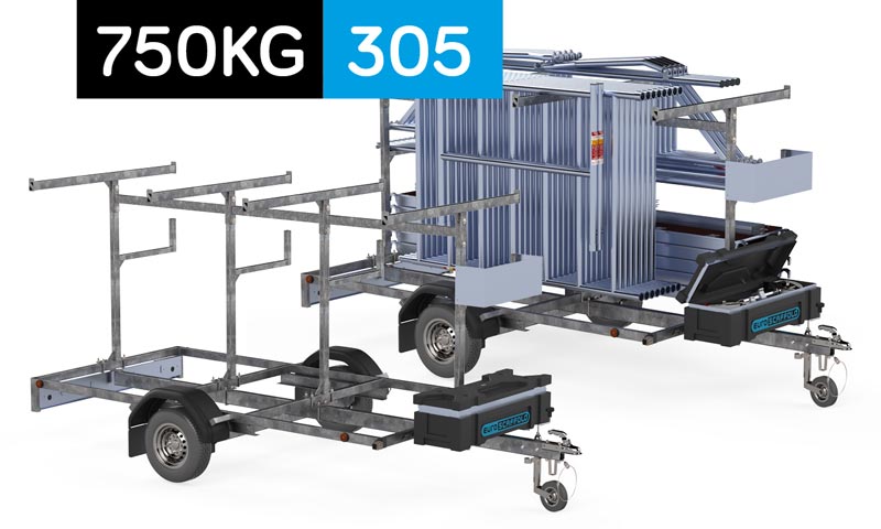 SCAFFOLD TRANSPORTER 750KG/3.05 - PRZYCZEPA NIEZAMYKANA